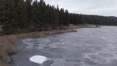 lac du bois winter treasure: frozen landscape - mcqueen lake