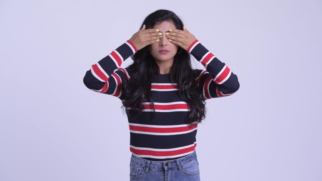 아름다운 젊은 인도 여성