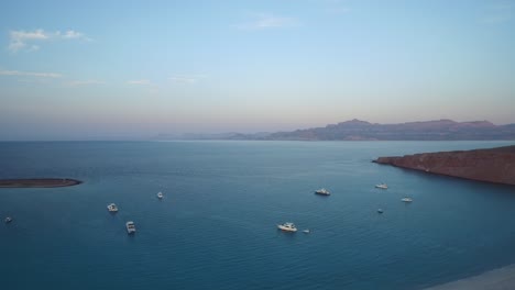 Aerial-shot-of-the-San-Francisquito-Island-Baja-California-Sur