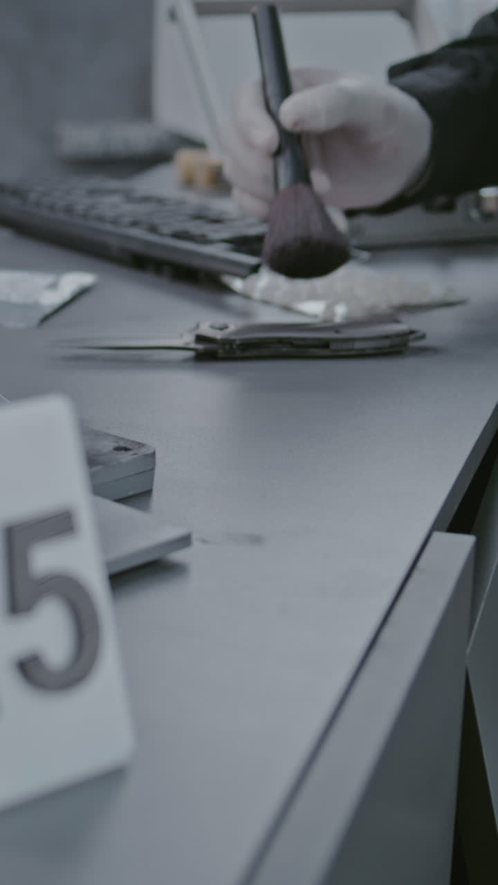 recopilación de pruebas de la escena del crimen