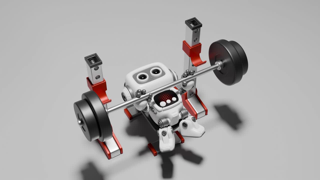 귀여운 로 웨이트 리프팅