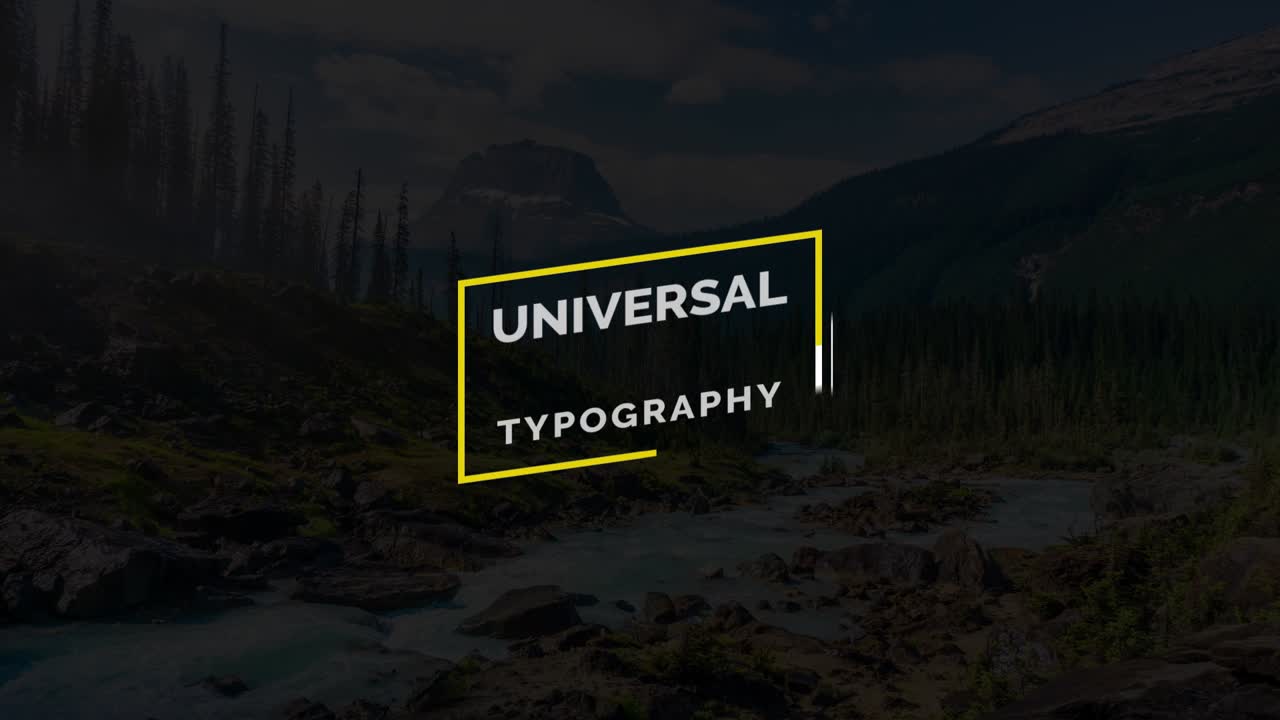 Animated Titles and Unique Design Templates for Video