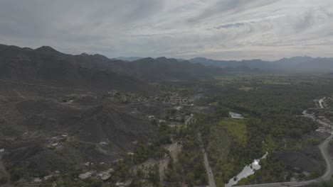 Paisaje-Aéreo-De-La-Ciudad-De-Comalapa-En-Veracruz,-México