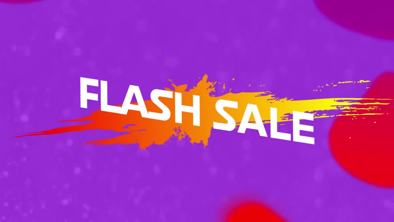 gráfico de venta instantánea sobre un fondo púrpura