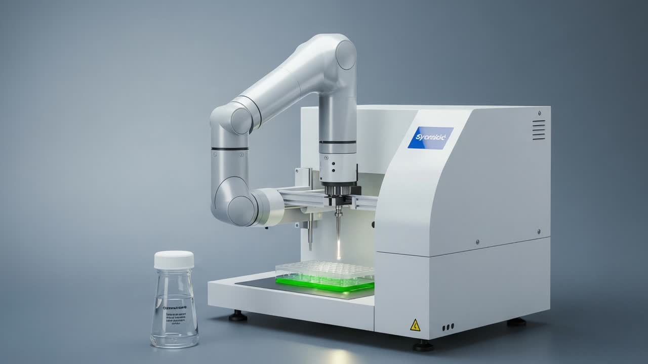 Innovative Robotic Lab Equipment Featuring Automated Arm and Precision Sampling Technology for Advanced Scientific Research and Development Applications