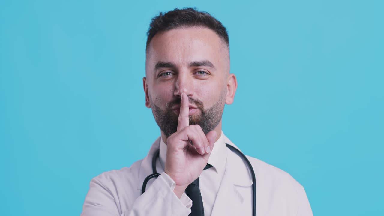 el doctor se está callando.