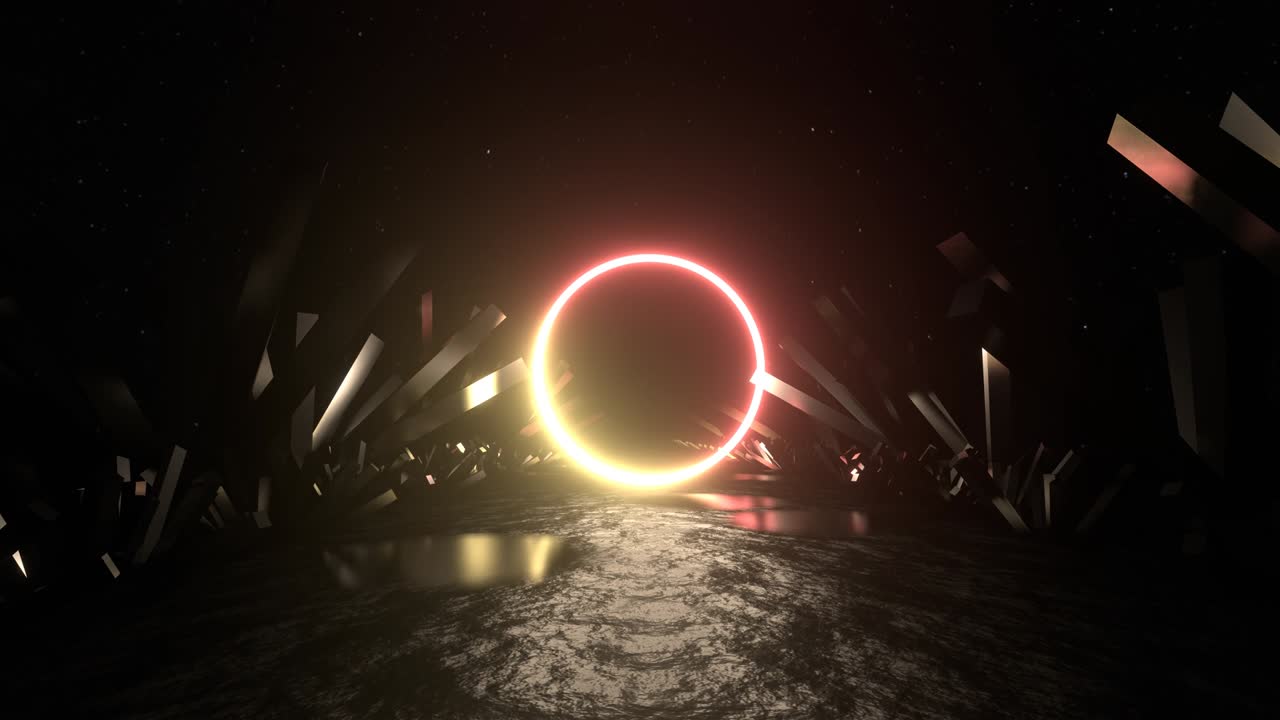 imágenes de video de neón abstractas.