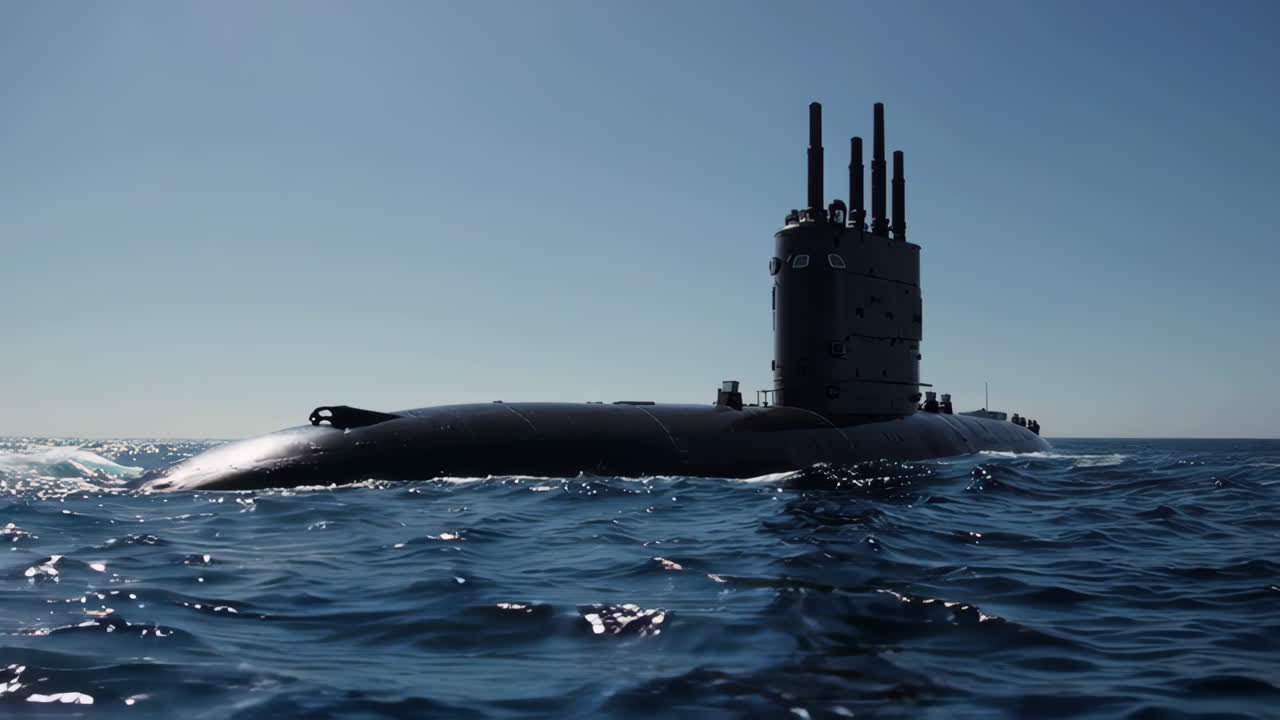 submarino en el océano
