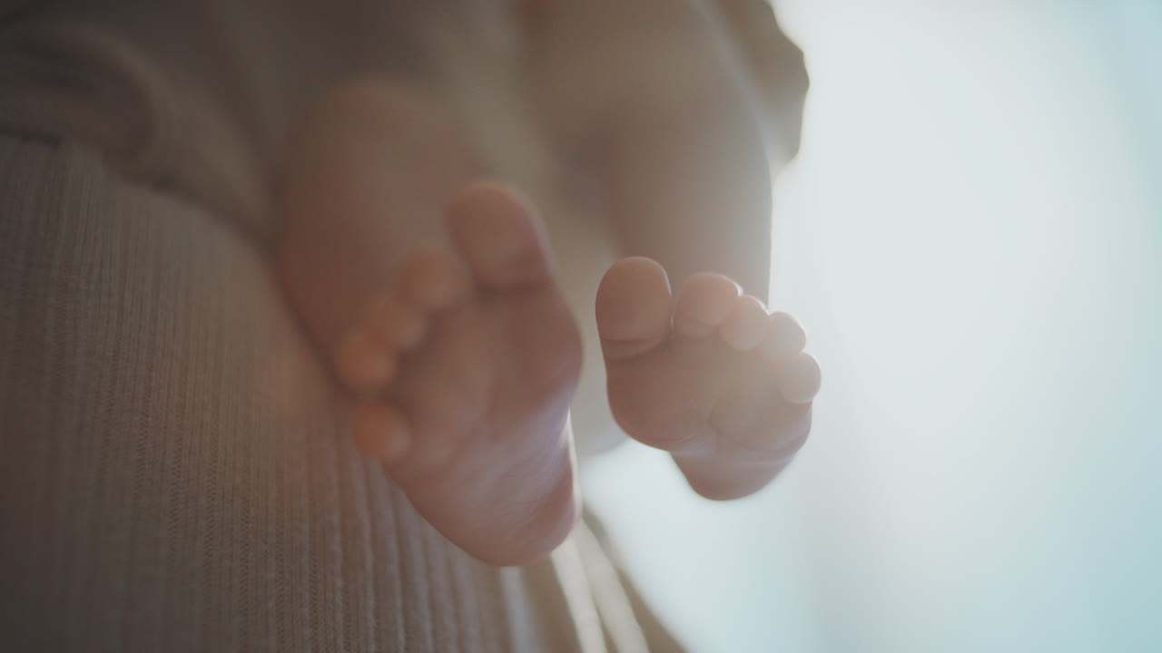 Close-up of a Baby's Feet