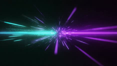 abstract neon light burst