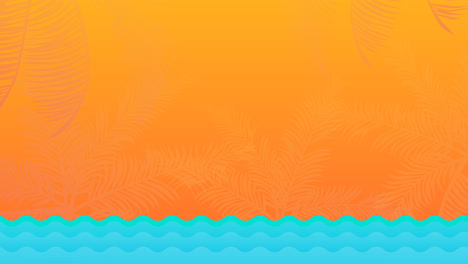 motion graphic of end of season summer sale concept