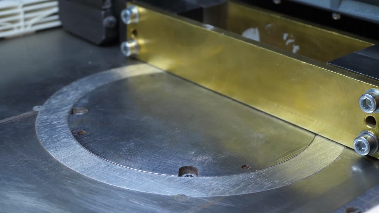 산업 기계 부품의 근접 촬영