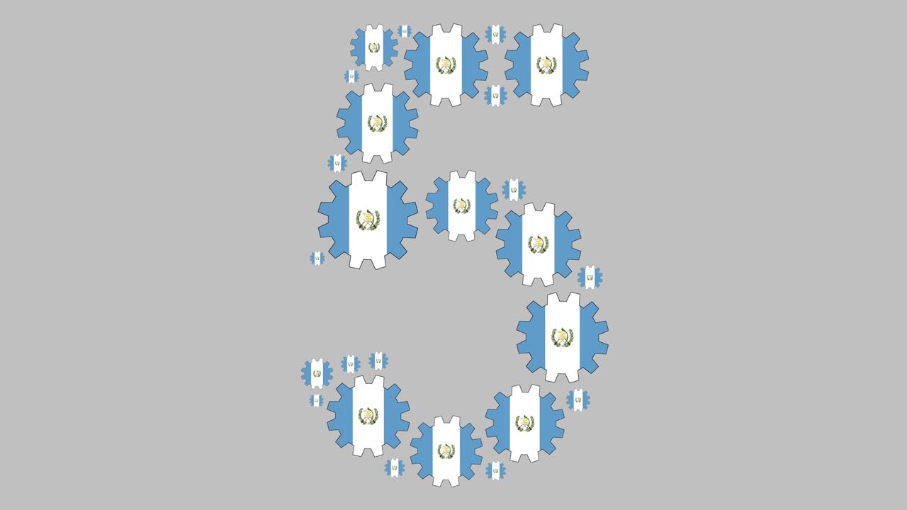 el número cinco guatemalteco