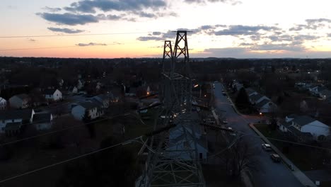 High-voltage-power-lines,-electricity-distribution-grid