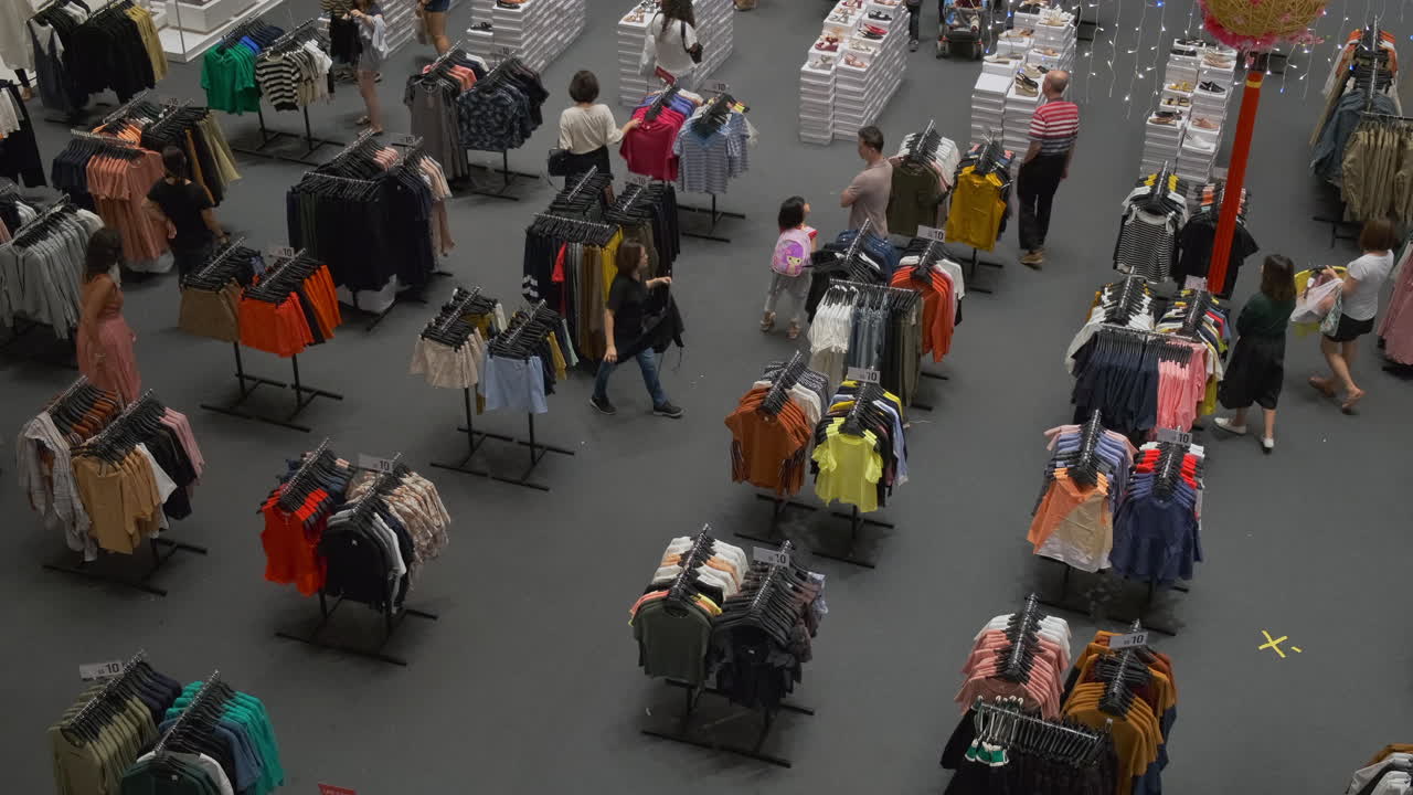 Shopping Mall Clothing Store Interior