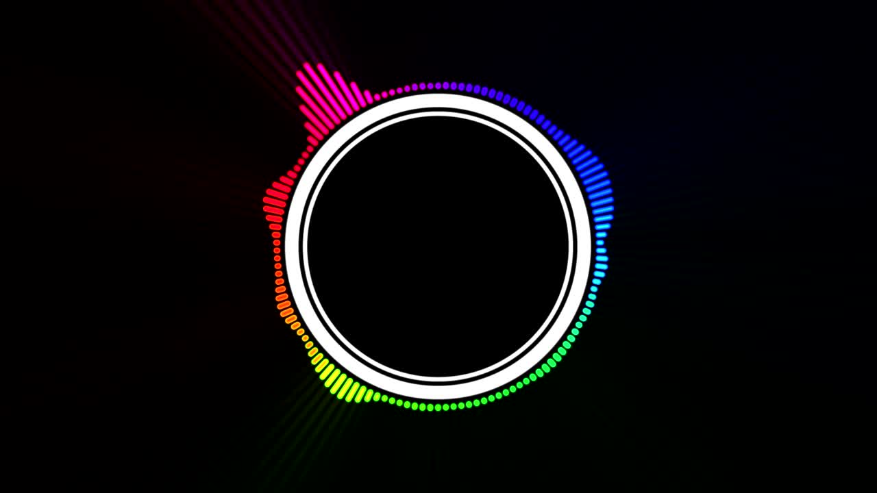 colorful bright abstract audio spectrum lines background multicoloured