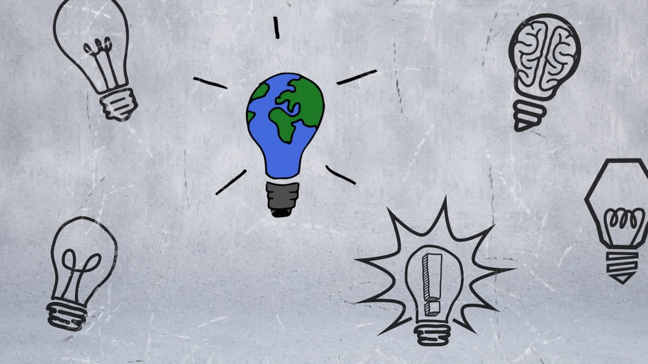 compuesto digital de una idea global emergente