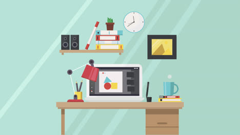 el espacio de trabajo del diseñador moderno