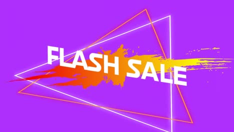 Flash-Sale-Grafik-Auf-Violettem-Hintergrund