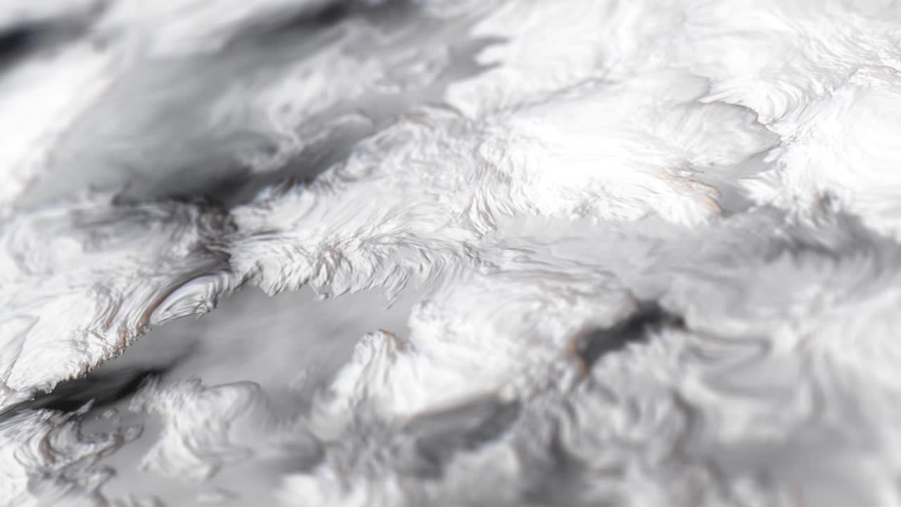 추상적인 프랙탈 풍경, 파동 및 파동 운동 배경