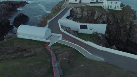 fanad head en donegal irlanda helipuerto despegue en el faro