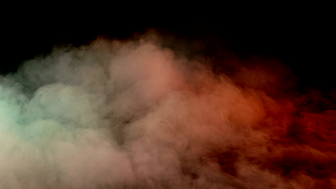 nubes de humo de hielo seco realista