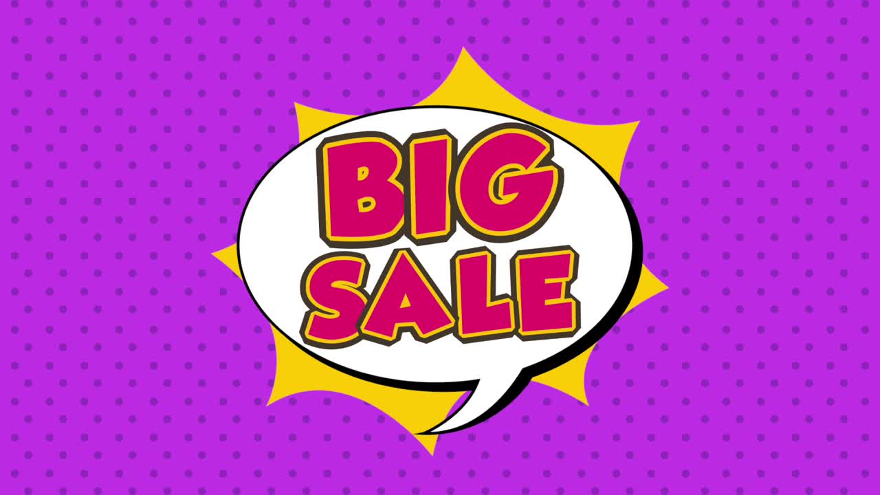 animación de arte pop en hd