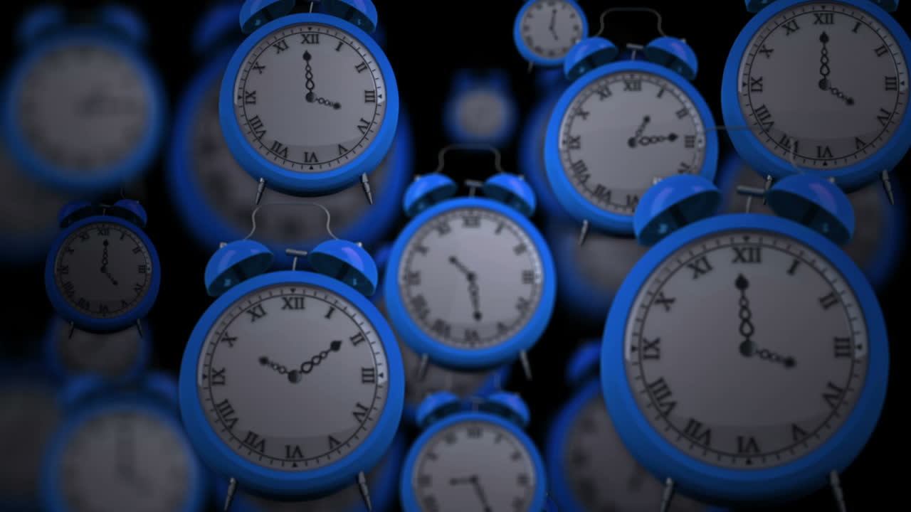 relojes haciendo tic-tac a alta velocidad