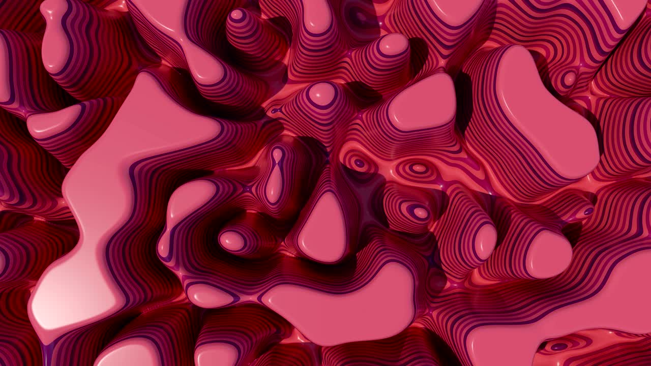 Abstract Striped Undulating Background.