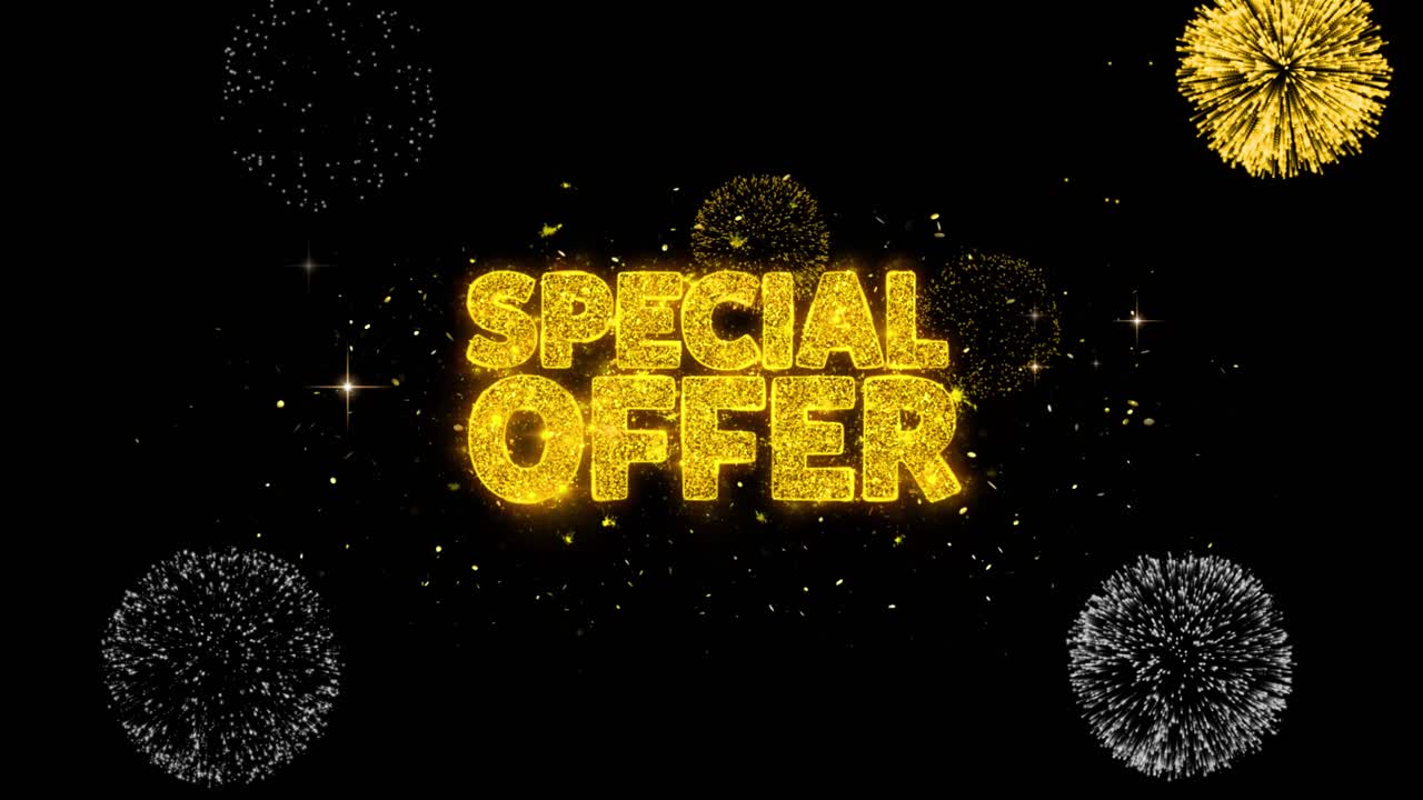Special Offer Fireworks Graphic Design