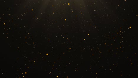 resplandor abstracto movimiento bucle animación información parpadeante brillantes estrellas puntos efectos de nieve en fondo negro aislado y espacio de copia, textura brillo brillo diseño, 4k 4096 × 2304.