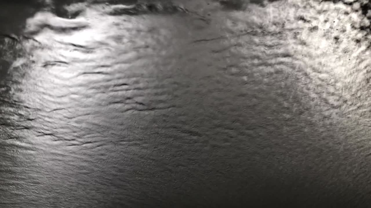 Car wash: water on window.