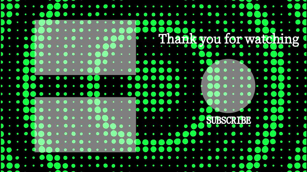 원형 물결 모션 엔드 카드 엔딩 스크린 모션 그래픽