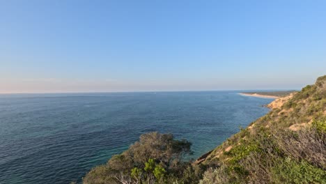 panoramic view of port phillip bay coastline