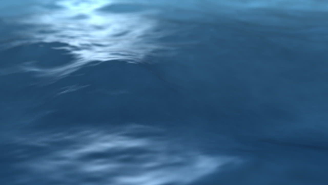 Delicati motivi di onde oceaniche, sfondo in loop di acqua in movimento.