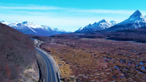 patagonia road en ushuaia argentina provincia de tierra del fuego