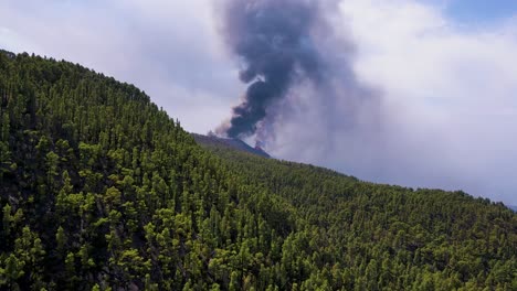 Luftdrohnenvulkan-Von-La-Palma