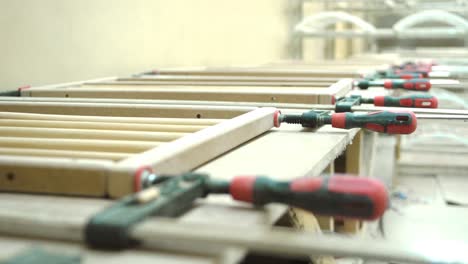Wood Frame Assembly Process