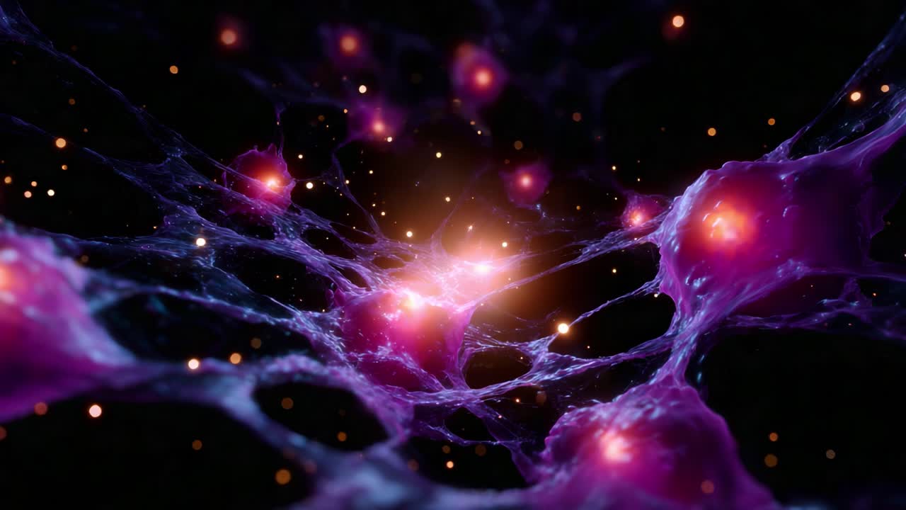 A captivating visual journey through the intricate network of neurons, showcasing vibrant colors and dynamic energy as it explores the depths of the neural connections