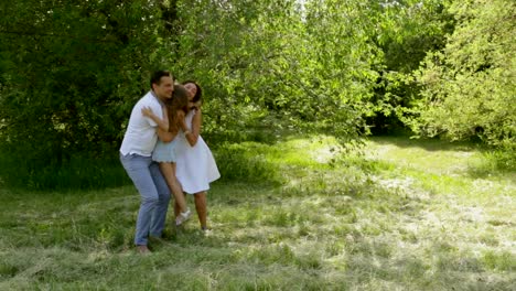 momentos familiares en el parque