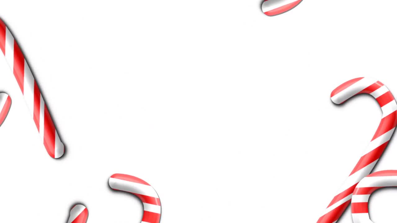 animación de dulces de fiesta contra un fondo blanco