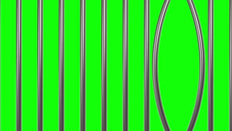 broken prison bars motion background. way out to freedom concept animation video