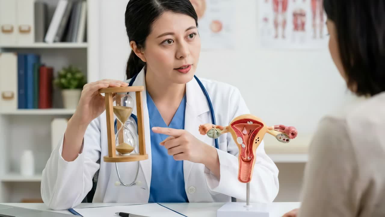 Doktor Model ve Kum Saatiyle Uterusu Anlatıyor
