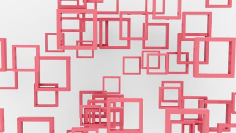 fondo abstracto cuadrados de color 3d formas de animación 4k. imágenes en bucle.