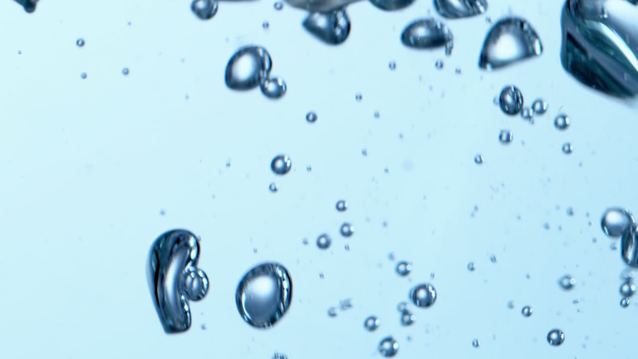 Authentic Natural Underwater  Backgound in Horizontal Macro Closeup