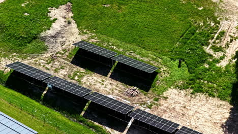 solar panel array photovoltaic renewable energy green electricity production eco-friendly