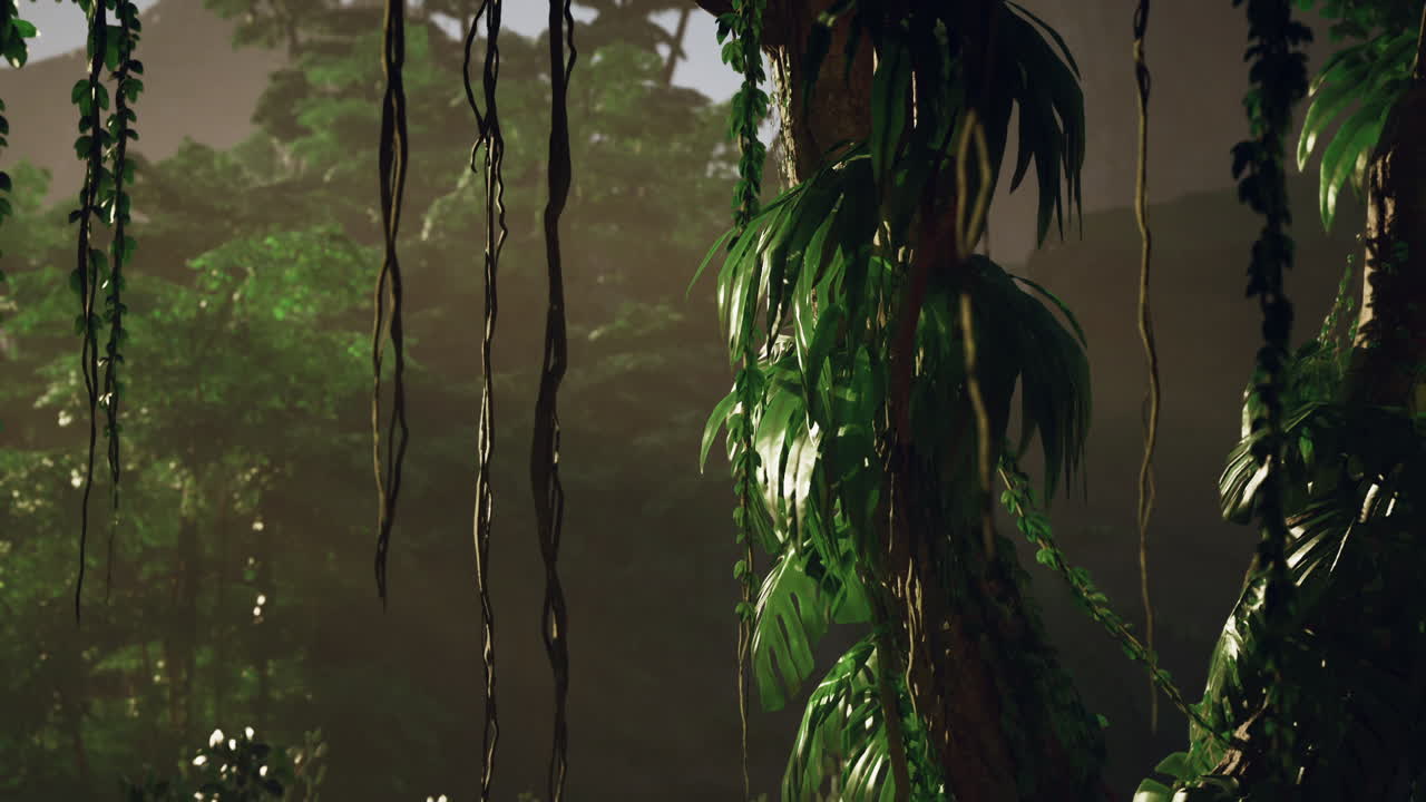 el exuberante bosque tropical