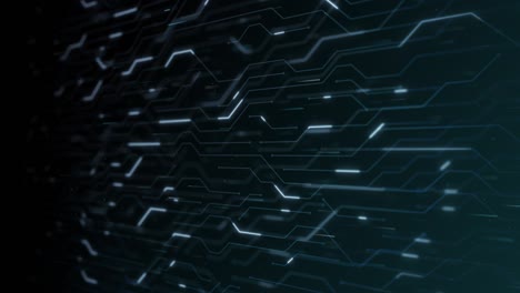 4k de alta tecnología bucle sin costuras de la placa de circuitos futurista.