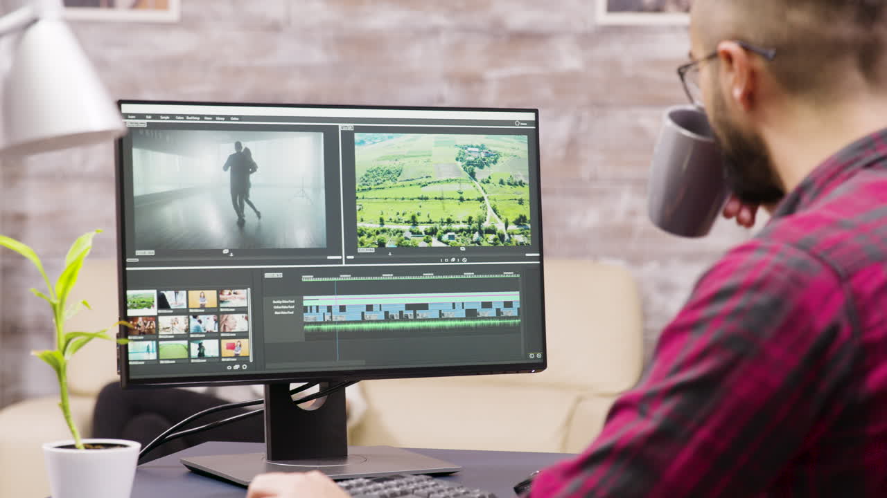 Video Editing on Desktop Computer