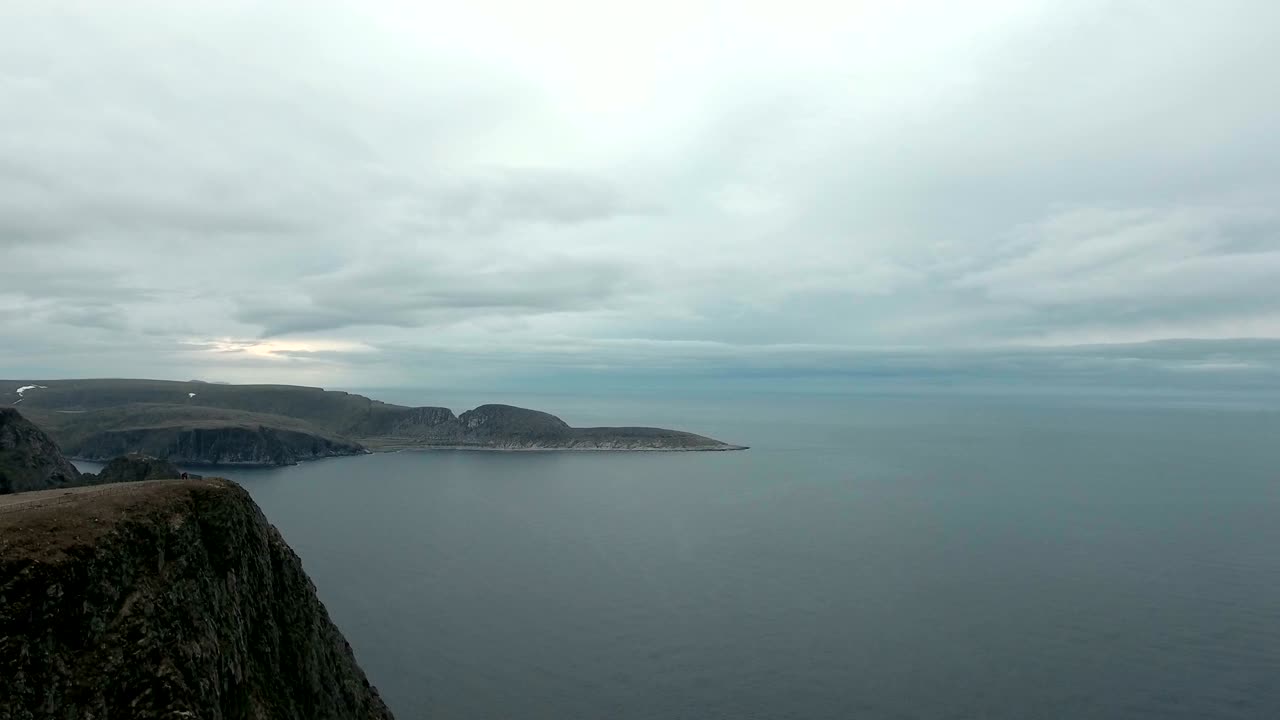 cabo norte (nordkapp) en el norte de noruega.